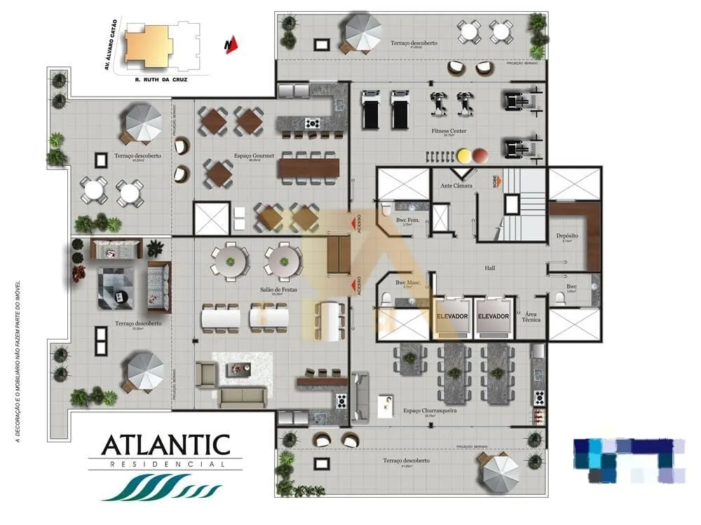 Flat/Apart Hotel, 2 quartos, 65 m² - Foto 14
