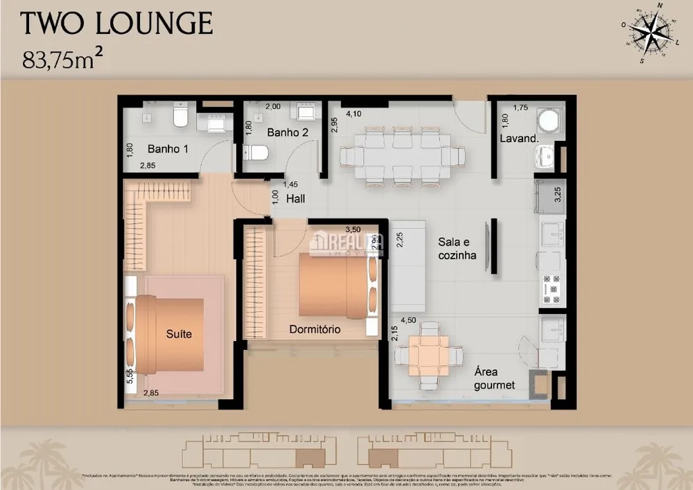 Apartamento, 1 quarto, 56 m² - Foto 7