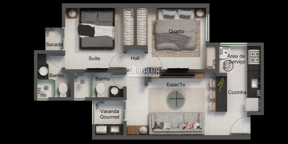 Apartamento, 2 quartos - Foto 3