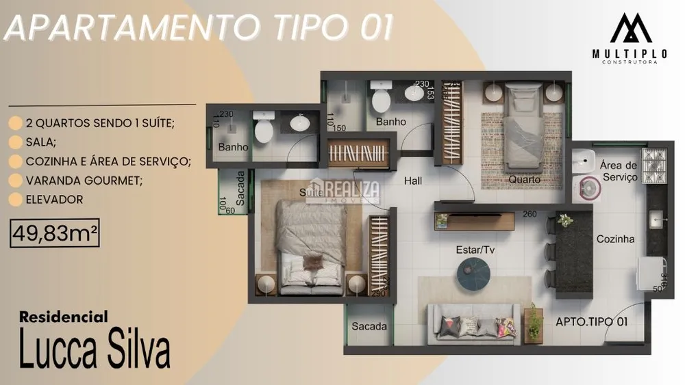 Apartamento, 2 quartos - Foto 9