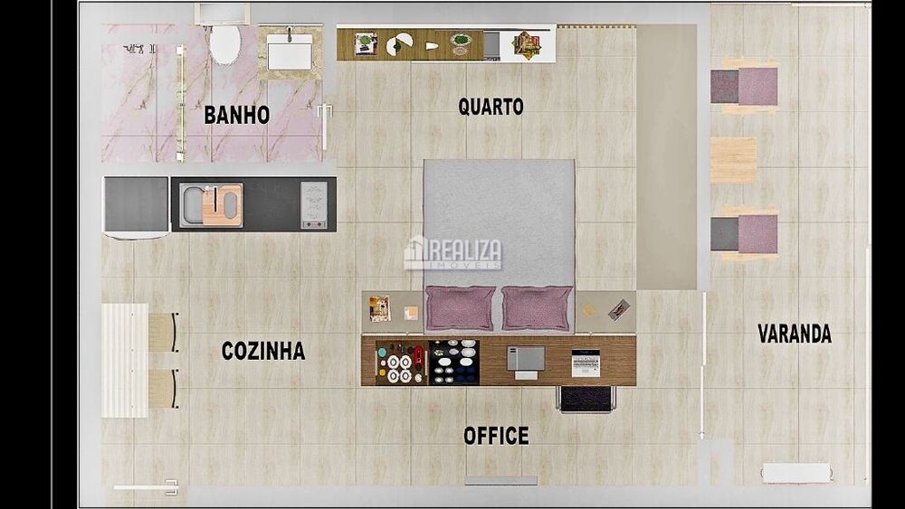 Apartamento, 1 quarto, 34 m² - Foto 5