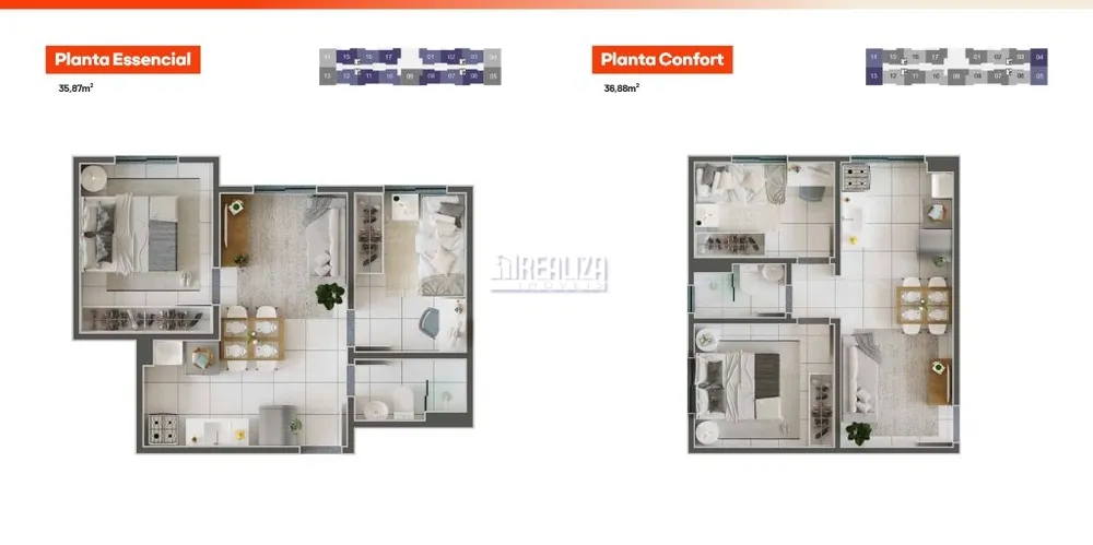 Apartamento, 2 quartos, 36 m² - Foto 10