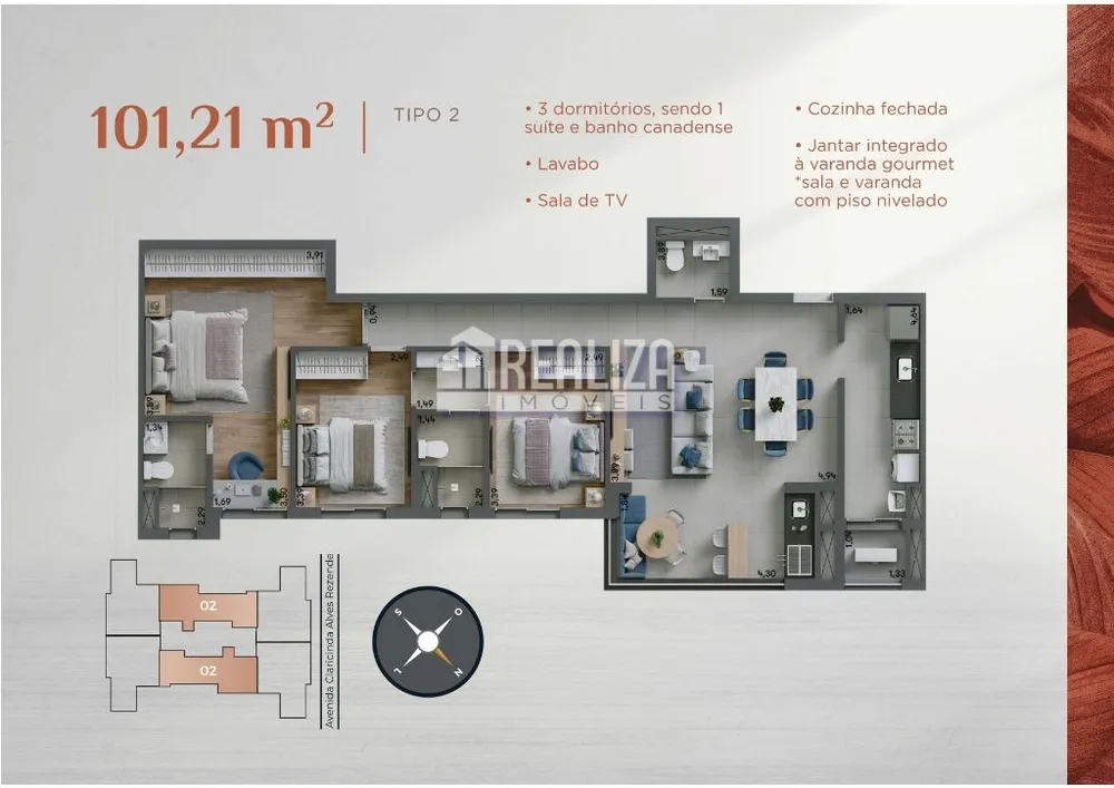 Apartamento, 3 quartos, 101 m² - Foto 11