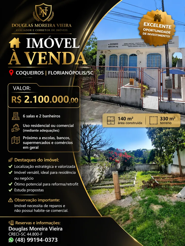 Casa Comercial, 140 m² - Foto 1