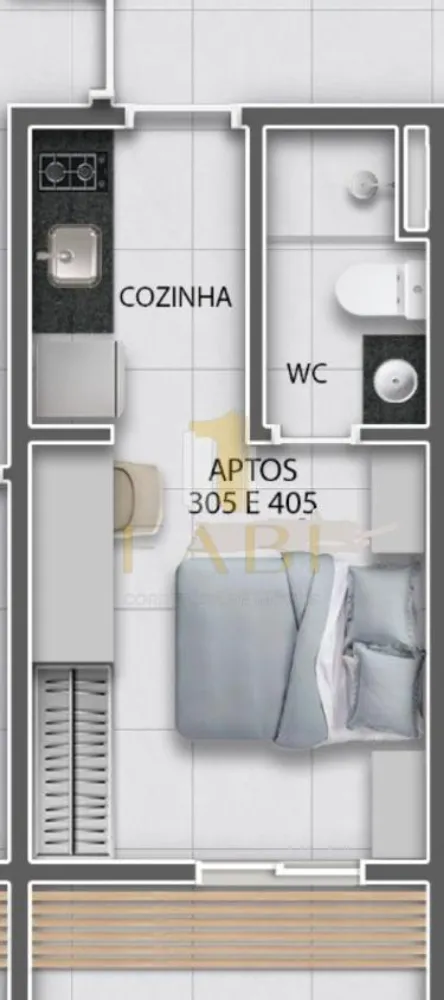 Flat/Apart Hotel, 1 quarto, 20 m² - Foto 5
