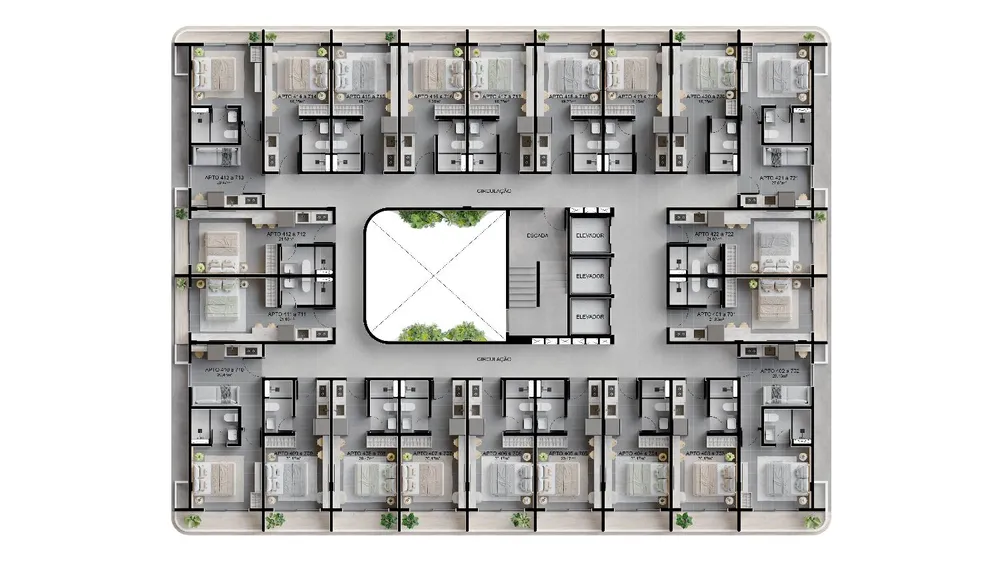 Flat/Apart Hotel, 1 quarto, 20 m² - Foto 10