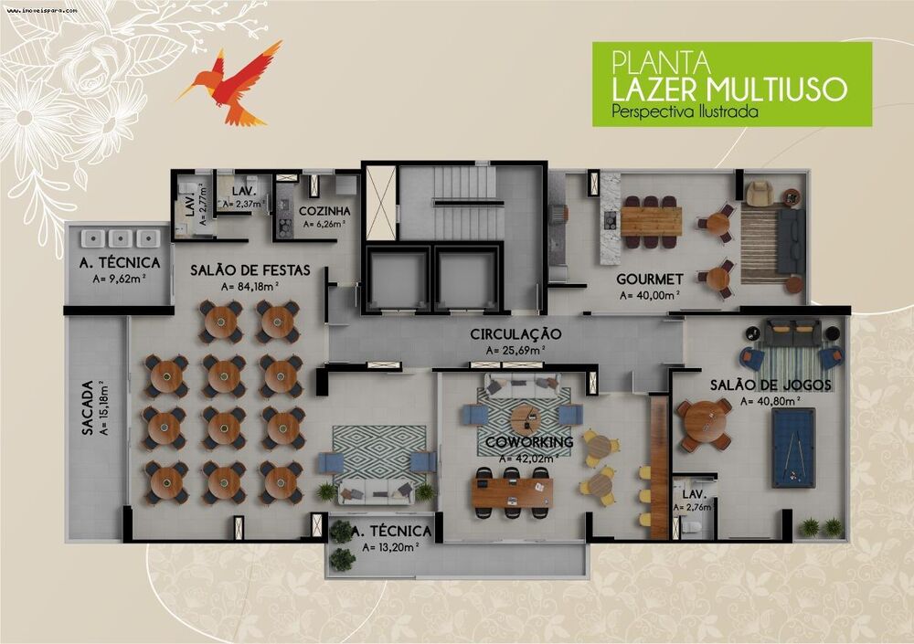 Apartamento, 1 quarto, 44 m² - Foto 3