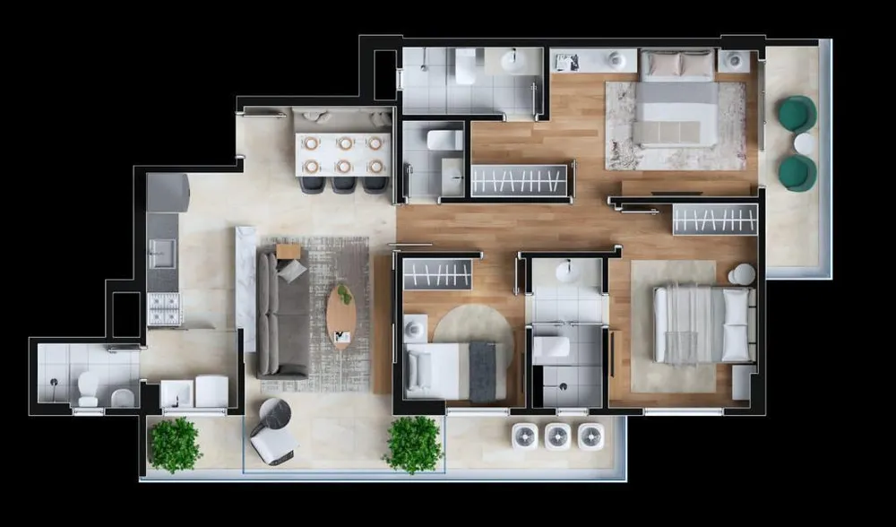 Apartamento, 1 quarto, 95 m² - Foto 8