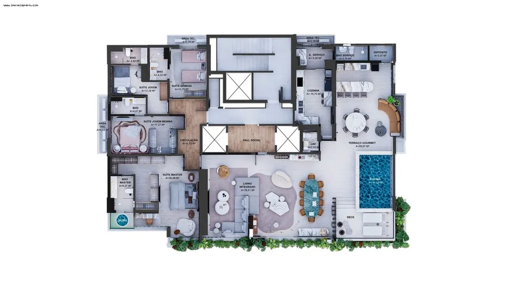 Apartamento, 3 quartos, 141 m² - Foto 8