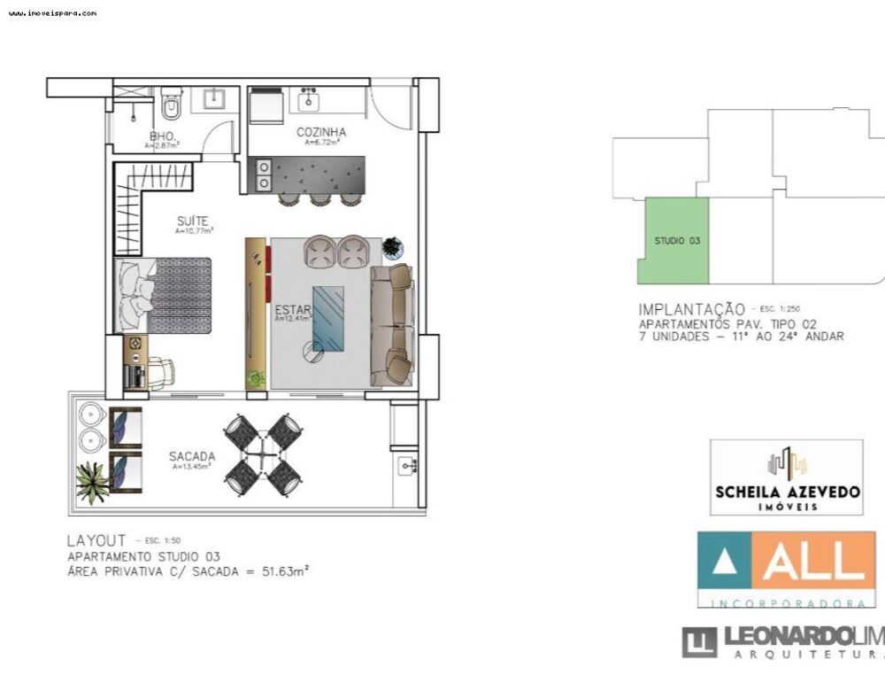 Apartamento, 1 quarto - Foto 2