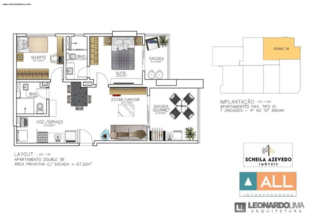 Apartamento, 1 quarto - Foto 2