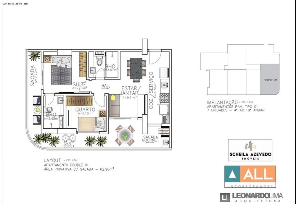 Apartamento, 1 quarto - Foto 1