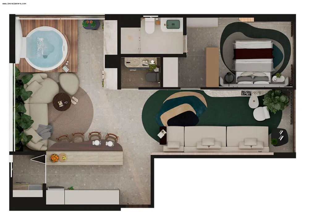 Apartamento, 1 quarto, 34 m² - Foto 19