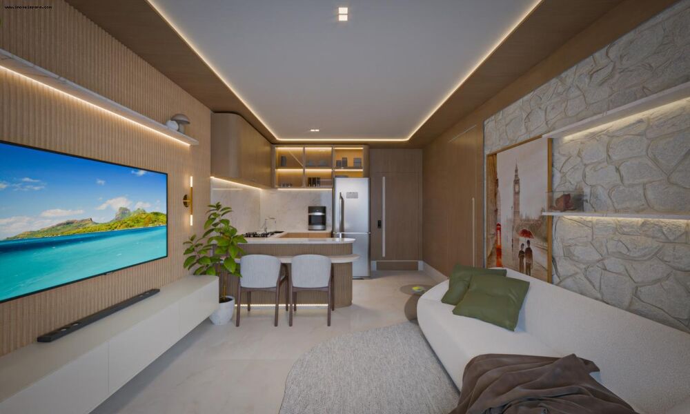 Apartamento à venda com 1 quarto, 34m² - Foto 6