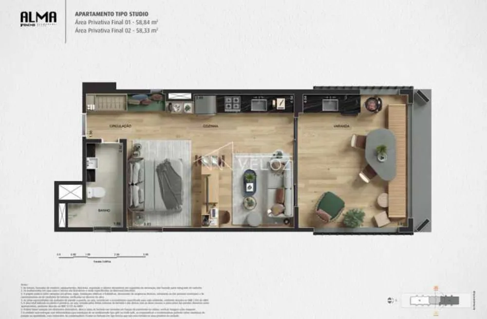 Apartamento, 1 quarto, 196 m² - Foto 11