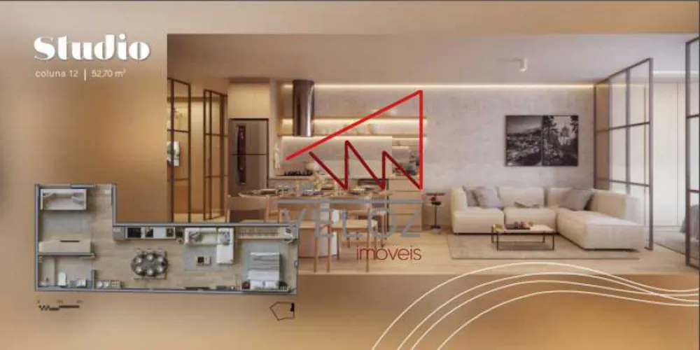 Apartamento, 1 quarto, 52 m² - Foto 8