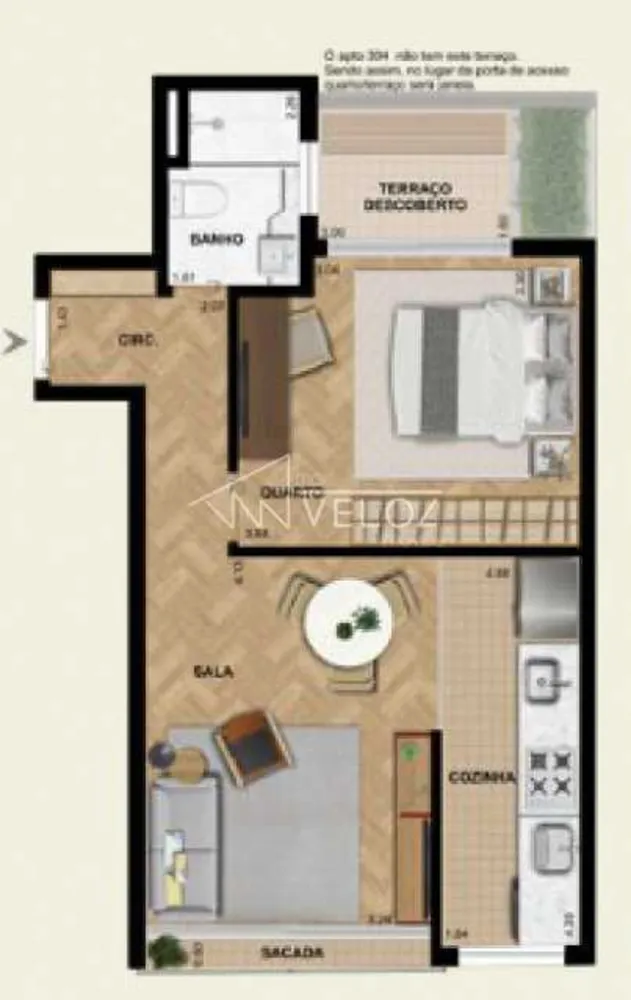 Apartamento, 1 quarto, 44 m² - Foto 14