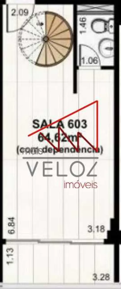 Sala-Conjunto, 64 m² - Foto 3