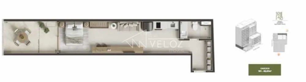 Apartamento, 1 quarto, 31 m² - Foto 15