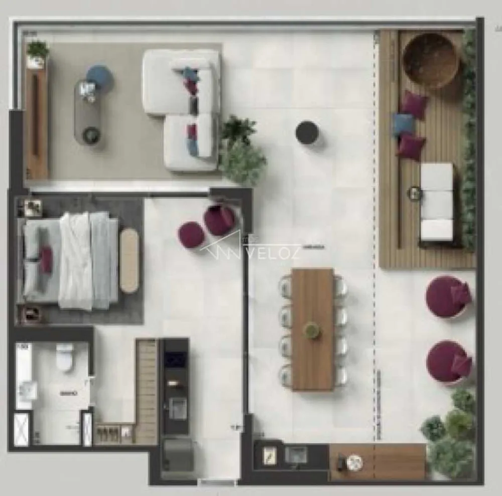 Apartamento, 1 quarto, 110 m² - Foto 6