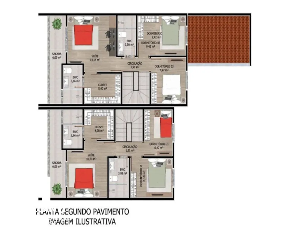 Casa, 3 quartos, 168 m² - Foto 24