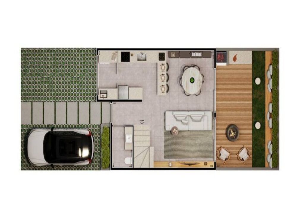Casa, 3 quartos, 102 m² - Foto 3