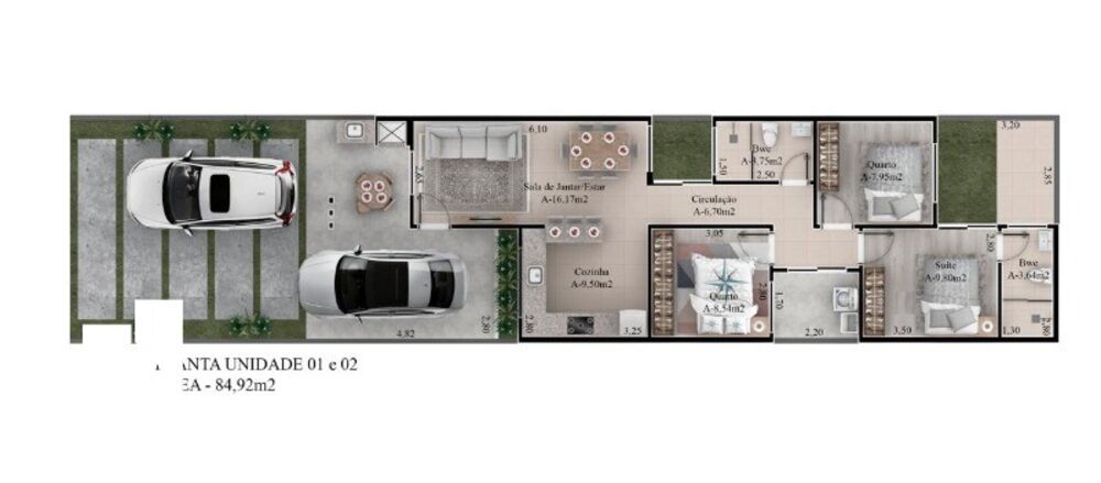 Casa, 3 quartos - Foto 8