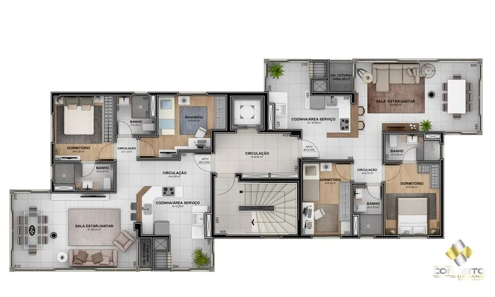 Apartamento, 2 quartos, 75 m² - Foto 3