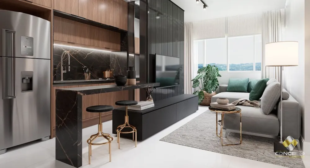 Apartamento, 2 quartos, 52 m² - Foto 2