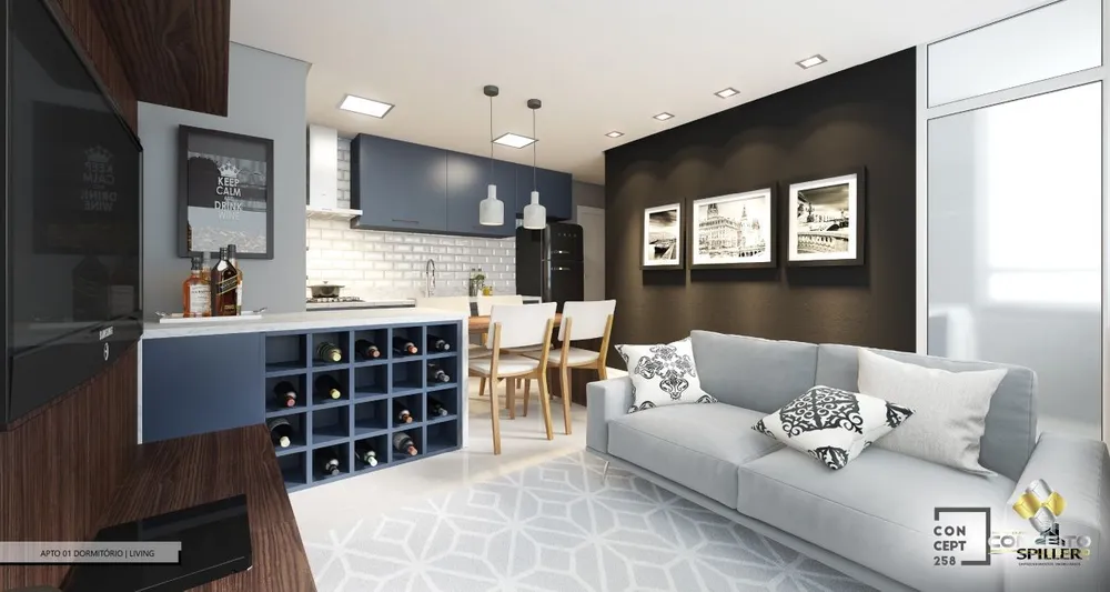 Apartamento, 1 quarto, 45 m² - Foto 3
