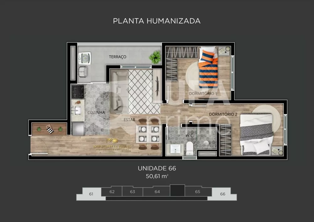 Casa de Condomínio à venda com 2 quartos, 51m² - Foto 2