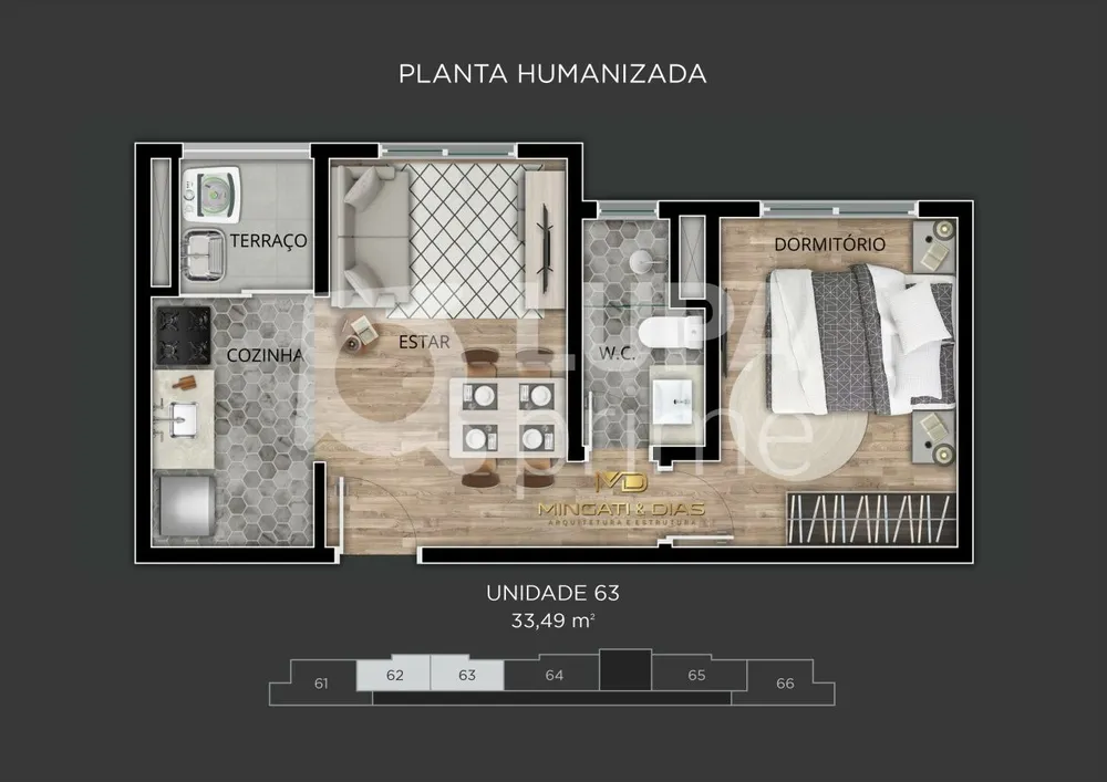 Casa de Condomínio, 1 quarto - Foto 3