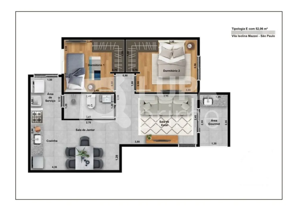 Casa de Condomínio, 2 quartos - Foto 2