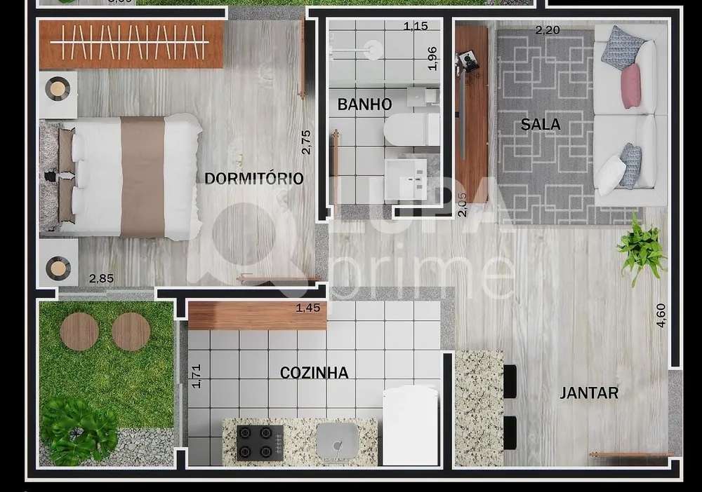 Apartamento, 1 quarto, 28 m² - Foto 5