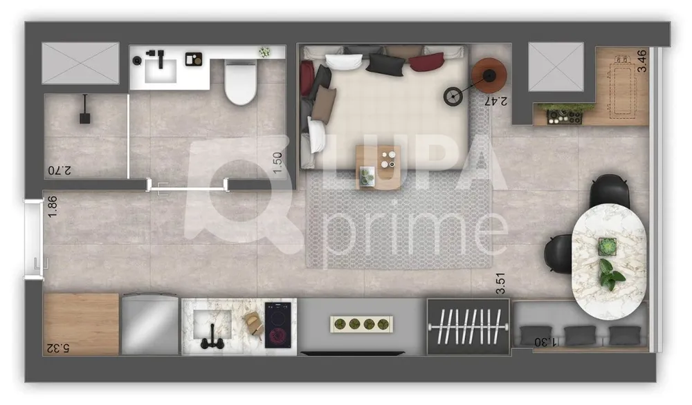 Apartamento, 1 quarto, 26 m² - Foto 1