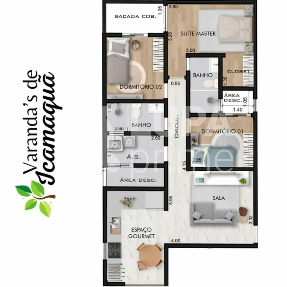 Apartamento, 3 quartos, 82 m² - Foto 7
