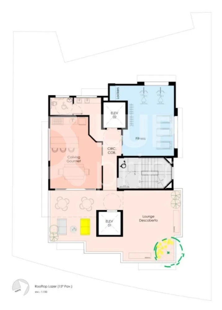 Apartamento, 1 quarto, 50 m² - Foto 2