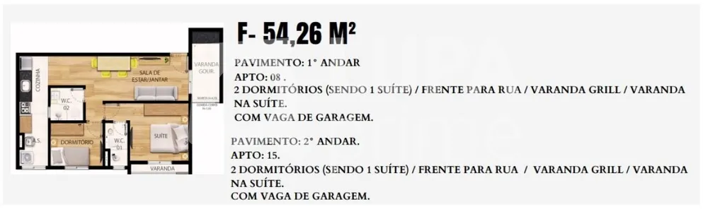 Apartamento, 2 quartos, 54 m² - Foto 4