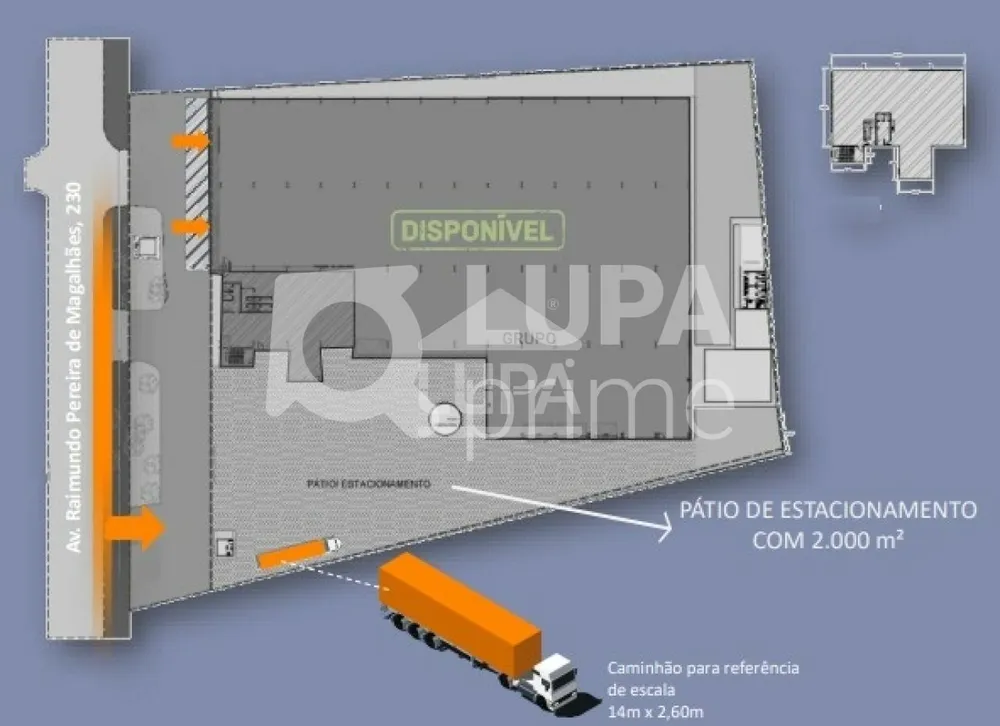 Depósito-Galpão, 3155 m² - Foto 1