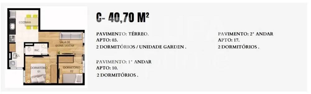 Apartamento, 2 quartos, 41 m² - Foto 8