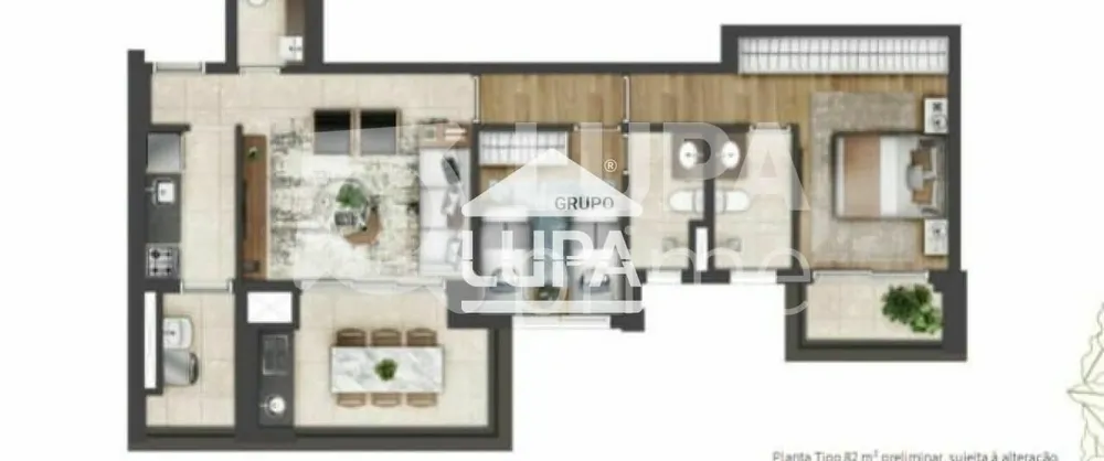 Apartamento, 2 quartos, 83 m² - Foto 7