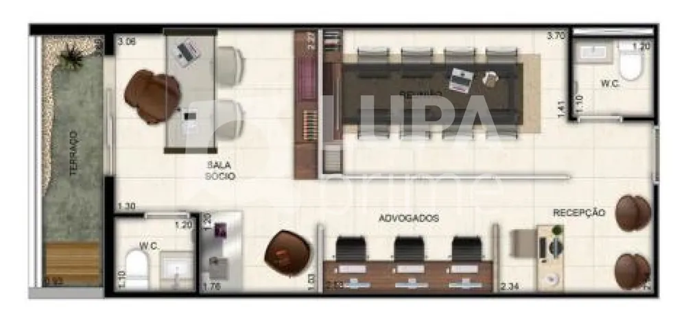 Sala-Conjunto, 51 m² - Foto 6