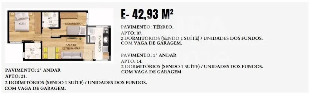 Apartamento, 2 quartos, 43 m² - Foto 5