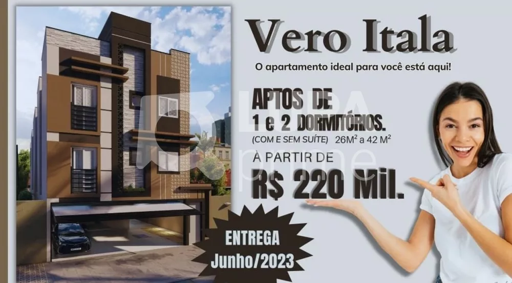 Apartamento à venda com 1 quarto, 27m² - Foto 1