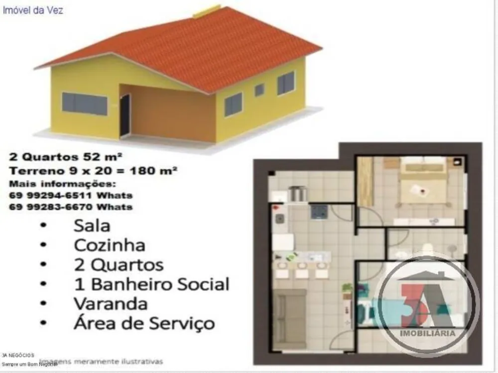 Casa de Condomínio, 2 quartos - Foto 3