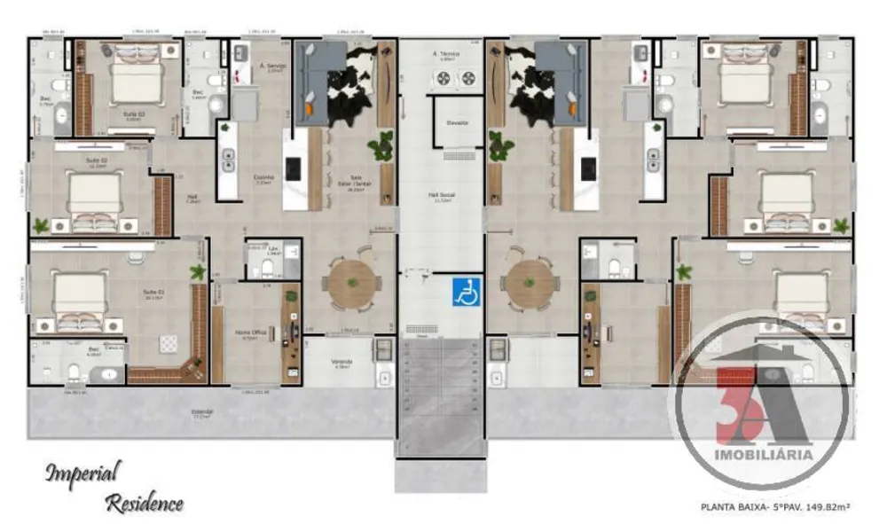 Apartamento, 3 quartos, 76 m² - Foto 4