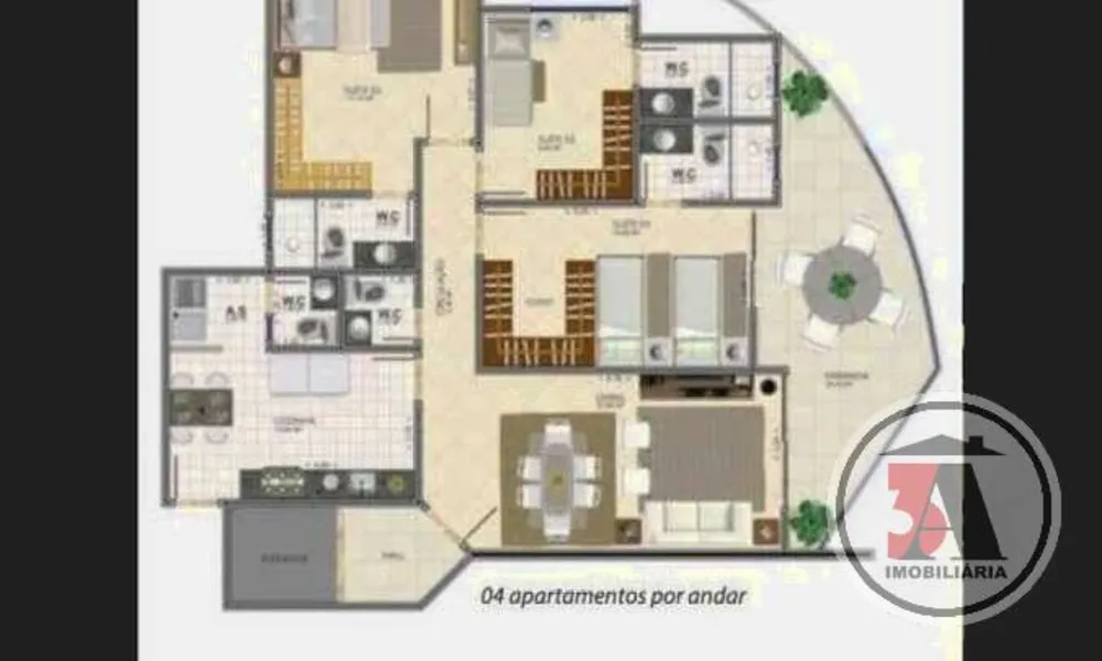 Apartamento, 3 quartos, 135 m² - Foto 1