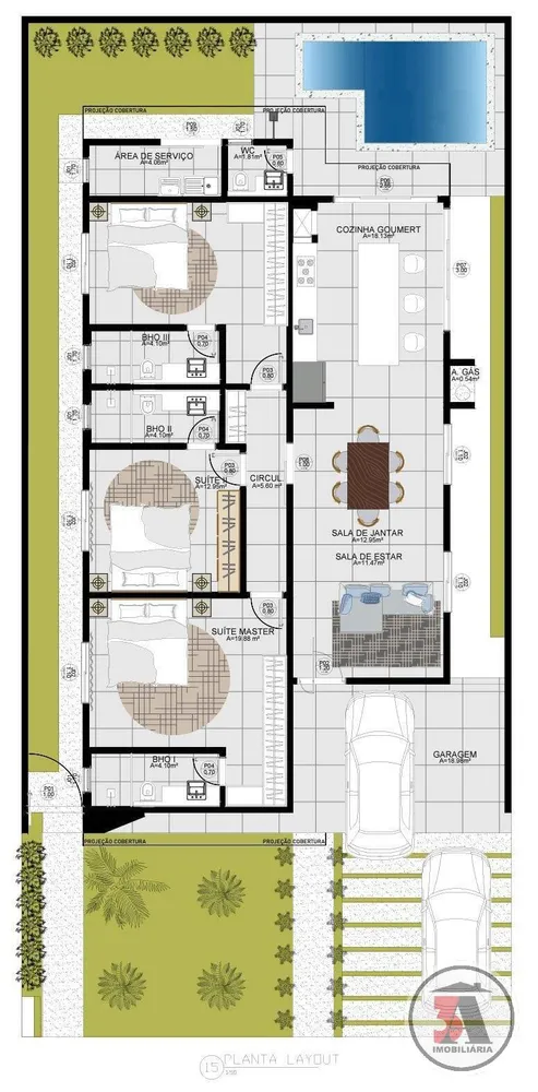 Casa de Condomínio, 3 quartos - Foto 4