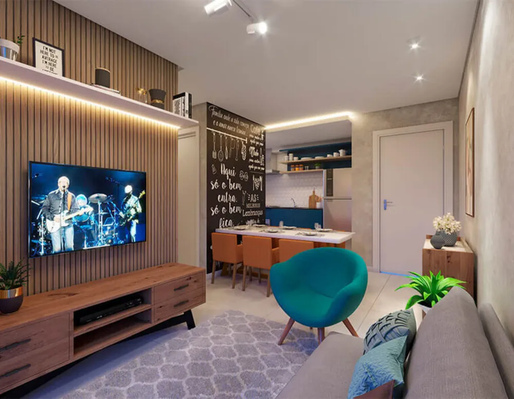Apartamento, 2 quartos, 45 m² - Foto 3
